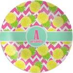 Pineapples Melamine Plate (Personalized)