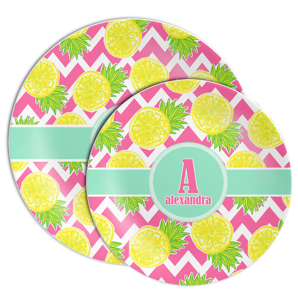Pineapples Melamine Plates - PARENT/MAIN