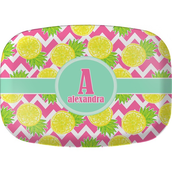 Custom Pineapples Melamine Platter (Personalized)