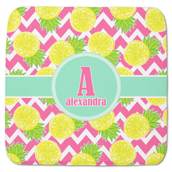 Pineapples Memory Foam Bath Mat - 48"x48" (Personalized)