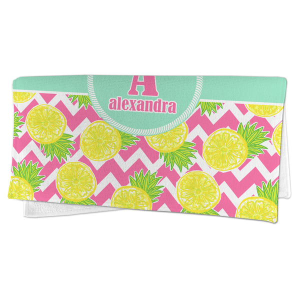 Pineapples Microfiber Dish Rag - FOLDED (half)