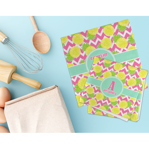 Pineapples Microfiber Dish Rag - LIFESTYLE