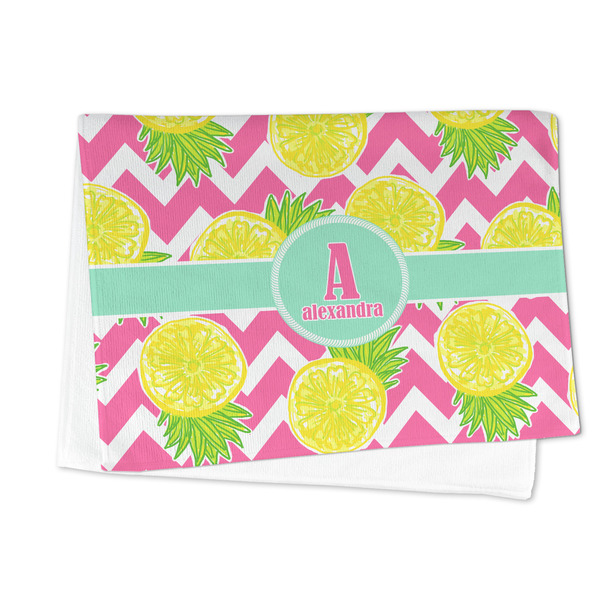 Pineapples Microfiber Dish Towel - FOLDED HALF