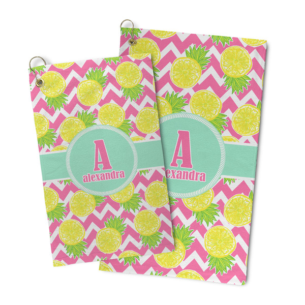 Pineapples Microfiber Golf Towel - PARENT/MAIN