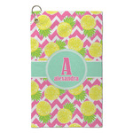 Pineapples Microfiber Golf Towel - Small (Personalized)