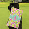 Pineapples Microfiber Golf Towels - Small - LIFESTYLE