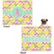 Pineapples Microfleece Dog Blanket - Large- Front & Back