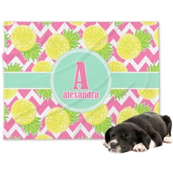 Pineapples Dog Blanket (Personalized)