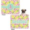 Pineapples Microfleece Dog Blanket - Regular - Front & Back