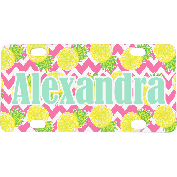 Custom Pineapples Mini/Bicycle License Plate (Personalized)