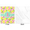 Pineapples Minky Blanket - 50"x60" - Single Sided - Front & Back
