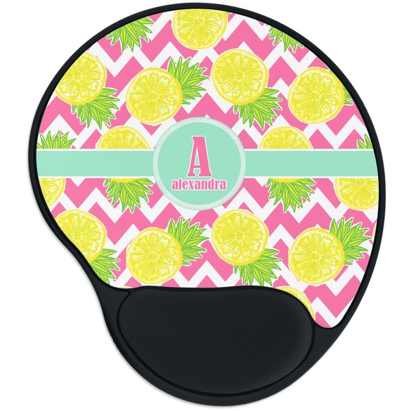 Custom Pineapples Mouse Pad with Wrist Support