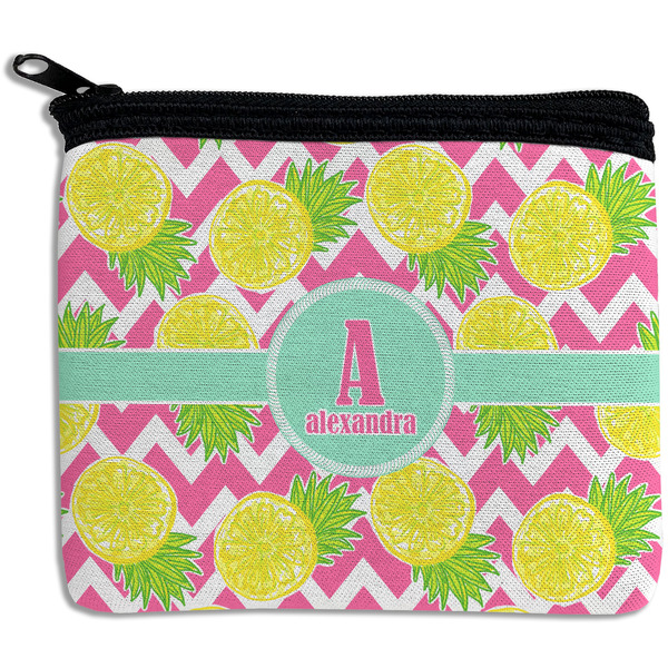Custom Pineapples Rectangular Coin Purse (Personalized)