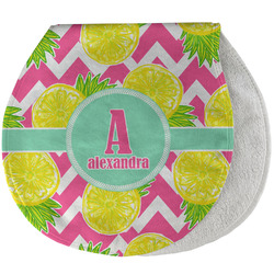 Pineapples Burp Pad - Velour w/ Name and Initial