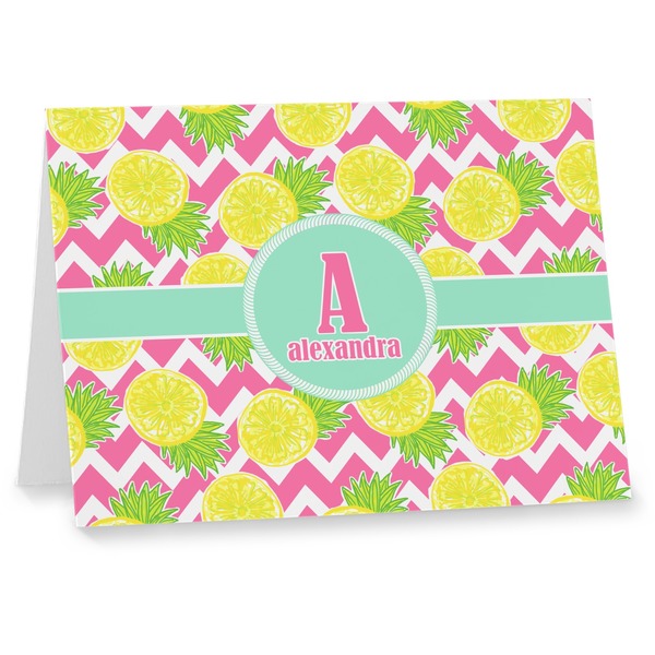 Custom Pineapples Note cards (Personalized)