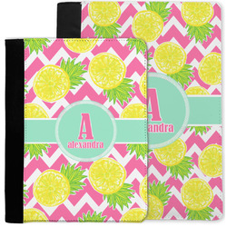 Pineapples Notebook Padfolio w/ Name and Initial