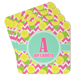 Pineapples Paper Coasters (Personalized)