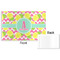Pineapples Disposable Paper Placemat - Front & Back