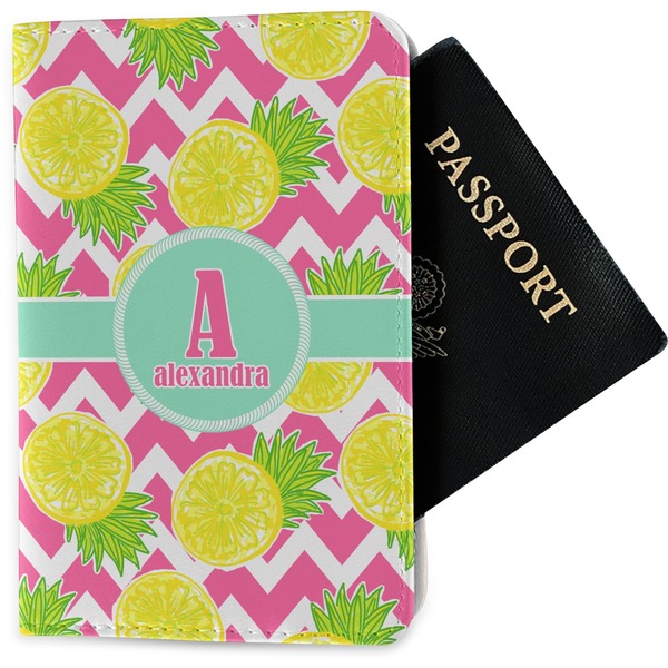 Custom Pineapples Passport Holder - Fabric (Personalized)