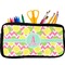 Pineapples Neoprene Pencil Case - Small w/ Name and Initial