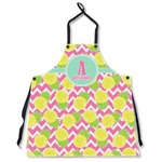 Pineapples Apron Without Pockets w/ Name and Initial