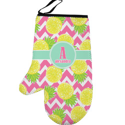 Pineapples Left Oven Mitt (Personalized)