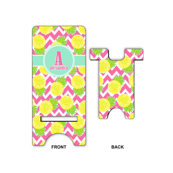 Pineapples Phone Stand - Front & Back