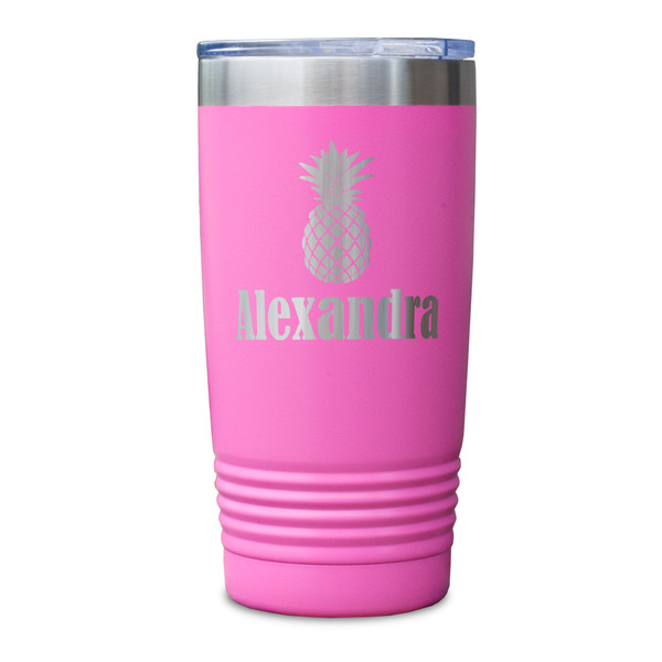 Pineapples Pink Polar Camel Tumbler - 20oz - Single Sided - Approval