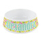 Pineapples Plastic Dog Bowl - Small (Personalized)