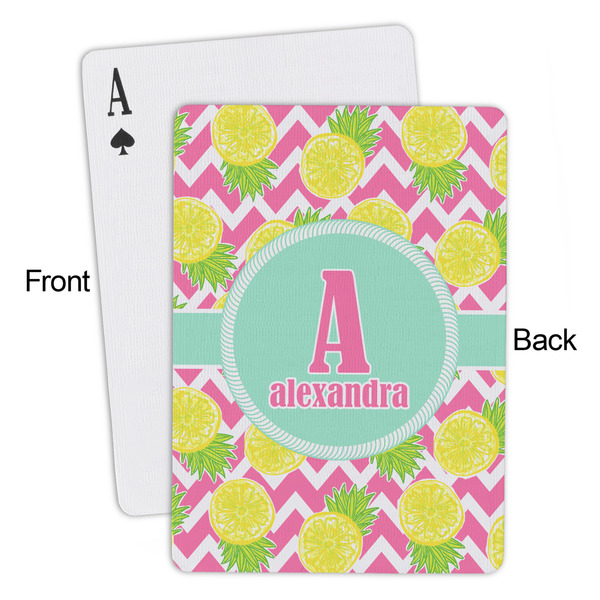 Pineapples Playing Cards - Approval