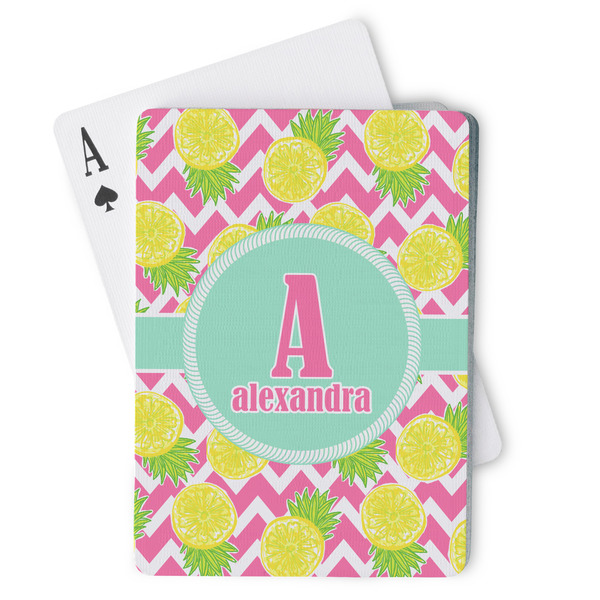 Custom Pineapples Playing Cards (Personalized)