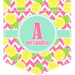 Pineapples Iron On Faux Pocket (Personalized)