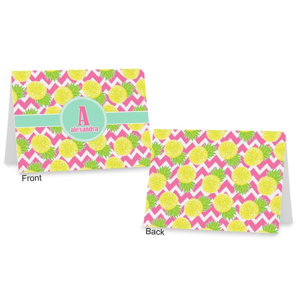 Pineapples Postcard - Front and Back