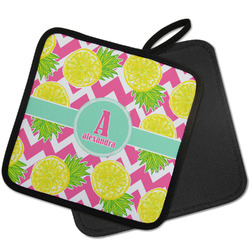 Pineapples Pot Holder w/ Name and Initial
