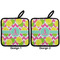 Pineapples Pot Holders - Set of 2 APPROVAL