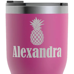 Pineapples RTIC Tumbler - Magenta - Laser Engraved - Single-Sided (Personalized)