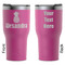 Pineapples RTIC Tumbler - Magenta - Double Sided - Front & Back