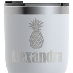 Pineapples RTIC Tumbler - White - Engraved Front & Back (Personalized)