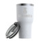 Pineapples RTIC Tumbler -  White (with Lid)