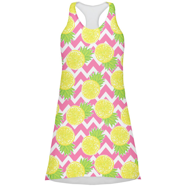 Custom Pineapples Racerback Dress - Small
