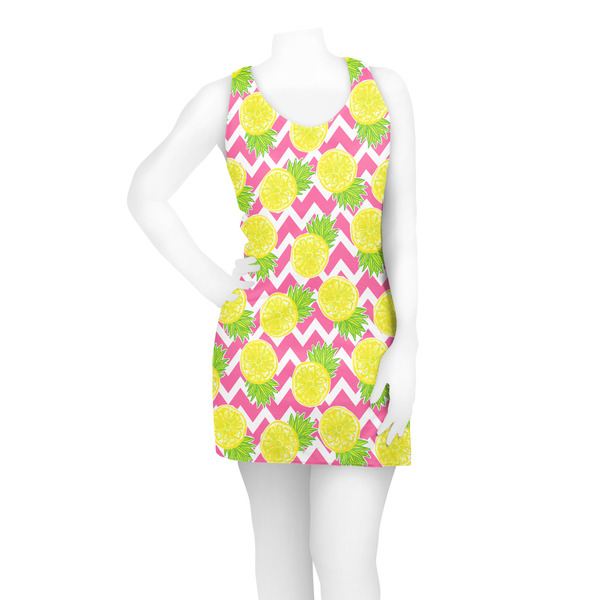 Pineapples Racerback Dress - On Model - Front