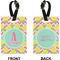 Pineapples Rectangle Luggage Tag (Front + Back)
