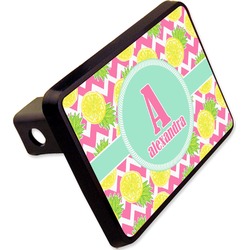 Pineapples Rectangular Trailer Hitch Cover - 2" (Personalized)