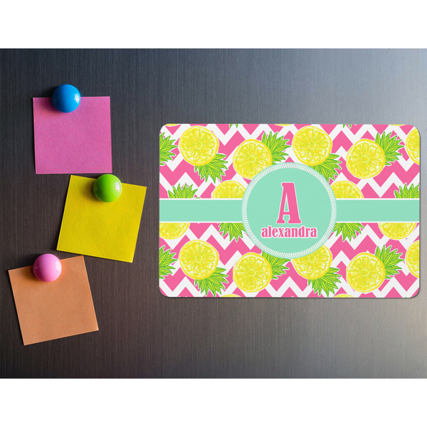 Pineapples Rectangular Fridge Magnet - LIFESTYLE