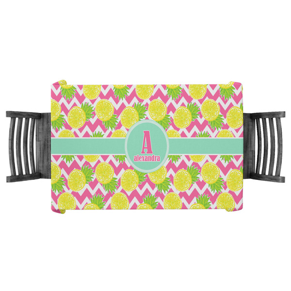 Custom Pineapples Tablecloth - 58"x58" (Personalized)