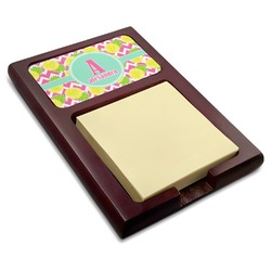 Pineapples Red Mahogany Sticky Note Holder (Personalized)