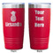 Pineapples Red Polar Camel Tumbler - 20oz - Double Sided - Approval