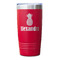 Pineapples Red Polar Camel Tumbler - 20oz - Single Sided - Approval