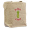 Pineapples Reusable Cotton Grocery Bag - Front View