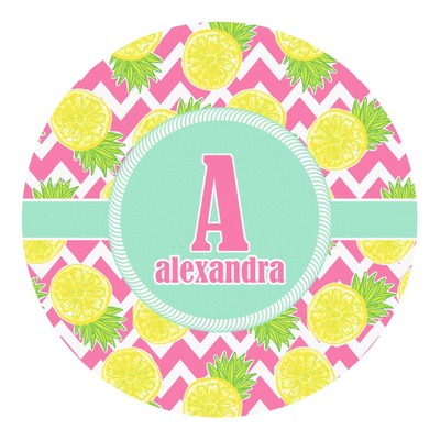 Pineapples Round Decal (Personalized)